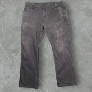 Dickies Carpenter Pants Mens 40x32 Gray Straight Fit Faded Utility Workwear